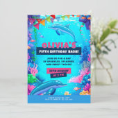 海誕生日、シードルフィンパーティー 招待状 (スタンド正面)