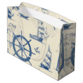 海象を用いた装飾抱き枕 ラージペーパーバッグ (裏面アングル)