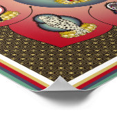 海豹曼荼羅（seal  mandala） ポスター (角)