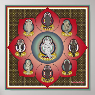 海豹曼荼羅(seal mandala) ポスター