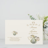海貝水彩芸術結婚式プログラム (スタンド正面)