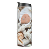 海貝石珊瑚の背景 タンブラー (回転右)