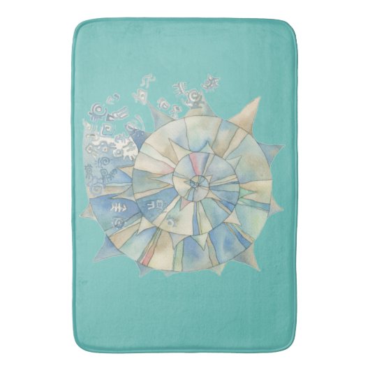 海貝 バスマット (正面縦)