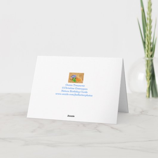 海財宝誕生日 カード (裏面)