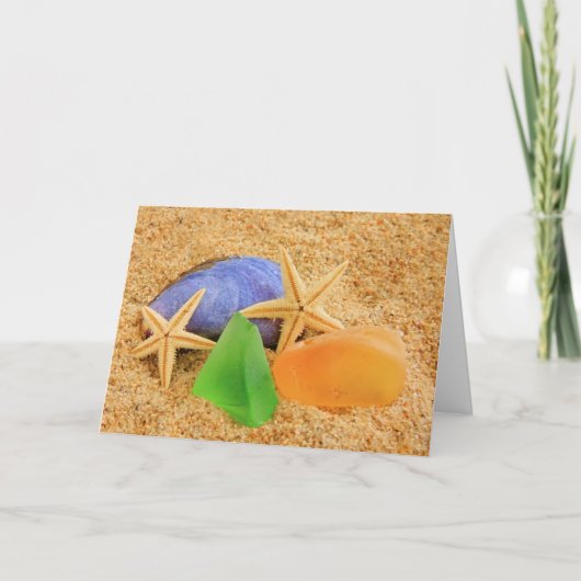 海財宝誕生日 カード (正面)