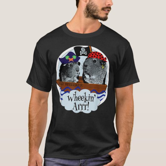 海賊おもしろいカワイギニア豚ホエック分隊ことわざC Tシャツ (正面)