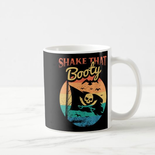 海賊おもしろいフリーブーターのバッカカリブのニア コーヒーマグカップ (右)