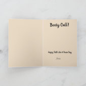 海賊おもしろいブーティコールカード カード (内部)