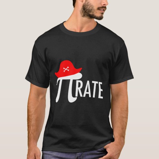 海賊おもしろい数学プン – Pi DayシンボルユーモアTee Tシャツ (正面)