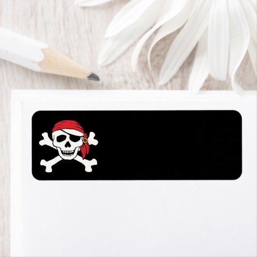 海賊おもしろい ラベル (インサイチュ)