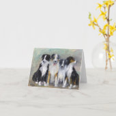 海賊および娘-オーストラリアの羊飼い カード (黄色い花)