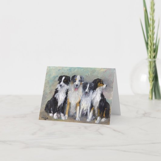 海賊および娘-オーストラリアの羊飼い カード (正面)