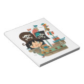 海賊および海賊船 ノートパッド (アングル)