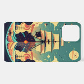 海賊お洒落船 iPhoneケース (裏面横)