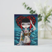 「海賊かわいらしポリー」はがき ポストカード (スタンド正面)