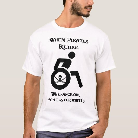 海賊が引退する時期 Tシャツ (正面)