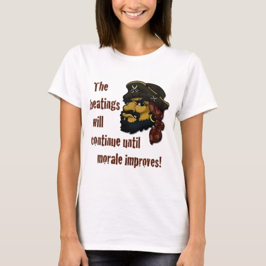 海賊が支配する！ Tシャツ (正面)