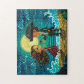 海賊が花嫁と結婚するビーチ ジグソーパズル (縦)