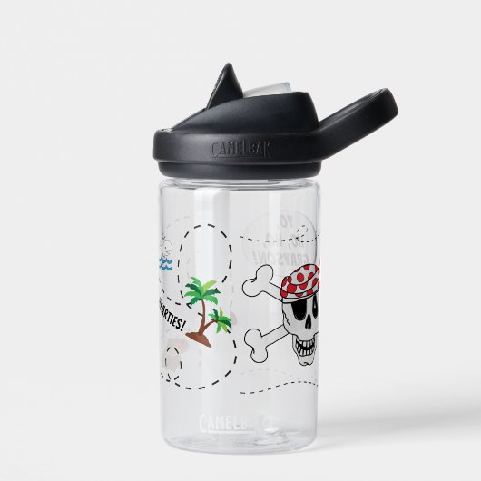 海賊が言う ウォーターボトル (左面)