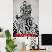 海賊すごいクールの操舵係のポスター! ポスター (ホームオフィス)