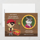 海賊する 招待状 (正面/裏面)