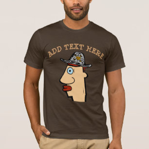 海賊として滑稽な頭 Tシャツ