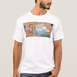 海賊とオウムは寝る時に別々の枕を使います Tシャツ