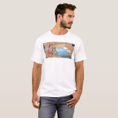 海賊とオウムは寝る時に別々の枕を使います Tシャツ (正面フル)