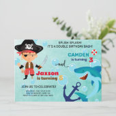 海賊とサメの兄弟姉妹招待。 招待状 (スタンド正面)