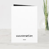 海賊とモノグラム カード (裏面)