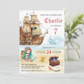 海賊と人魚の子供の誕生日 招待状 (スタンド正面)