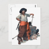 海賊と宝物 ポストカード (正面/裏面)