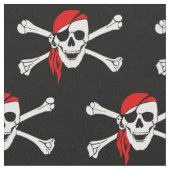 海賊どくろ印 ファブリック (クローズアップ)