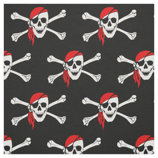 海賊どくろ印 ファブリック (見本)