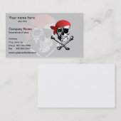 海賊どくろ印 名刺 (正面/裏面)