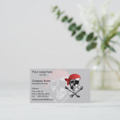 海賊どくろ印 名刺 (スタンド正面)