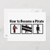 海賊になる方法 ポストカード (正面/裏面)