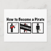 海賊になる方法 ポストカード (正面)