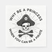 海賊になれるプリンセスになぜ スタンダードランチョンナプキン (正面)