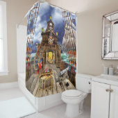 海賊による財宝の盗難 シャワーカーテン (インサイチュ)
