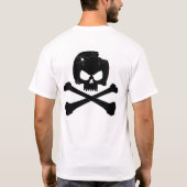 海賊のための海賊ワイシャツ Tシャツ (裏面)