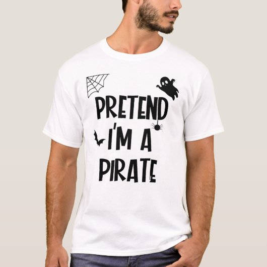 海賊のふりをする Tシャツ (正面)