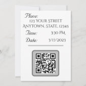 海賊のようなパーティの招待状 案内状 (裏面)