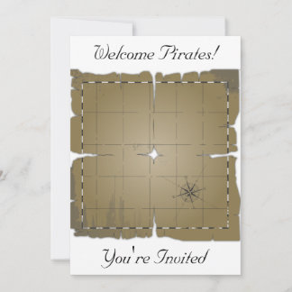 海賊のようなパーティの招待状 案内状