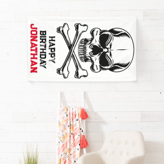 海賊のような誕生日パーティー 横断幕 (インサイチュ)