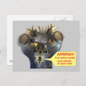 海賊のように宇宙する ポストカード (正面/裏面)