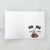 「海賊のように話す」おめでとう カード (内部)