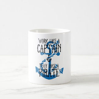 海賊のように遊船長のように働く コーヒーマグカップ