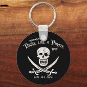 海賊のように飲む キーホルダー (正面)