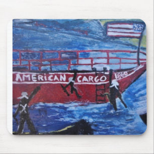 海賊のアメリカ貨物 マウスパッド